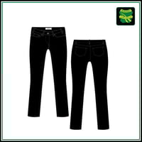 Girls Skinny Black Denim Jeans - $45.05