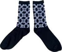 B&W Knitted Wool Socks