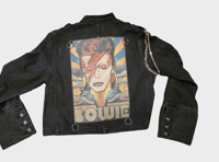 Image 3 of David Bowie aladin sane custom denim band jacket