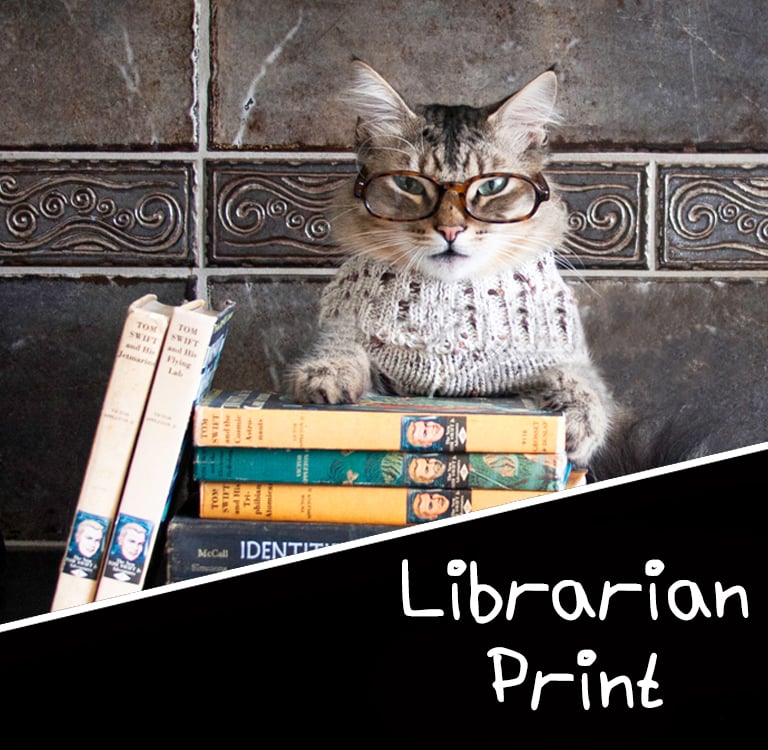 Image of Oliver Librarian Print 