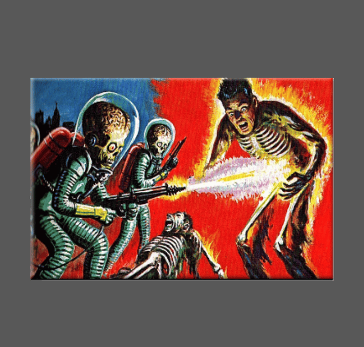 MARS ATTACKS INCINERATE THAT GUY