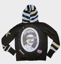 Image 3 of Sex Pistols God Save the Queen striped hood sweatshirt jacket