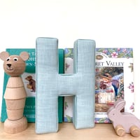 Image 1 of LINEN FABRIC LETTERS 