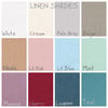LINEN FABRIC LETTERS 