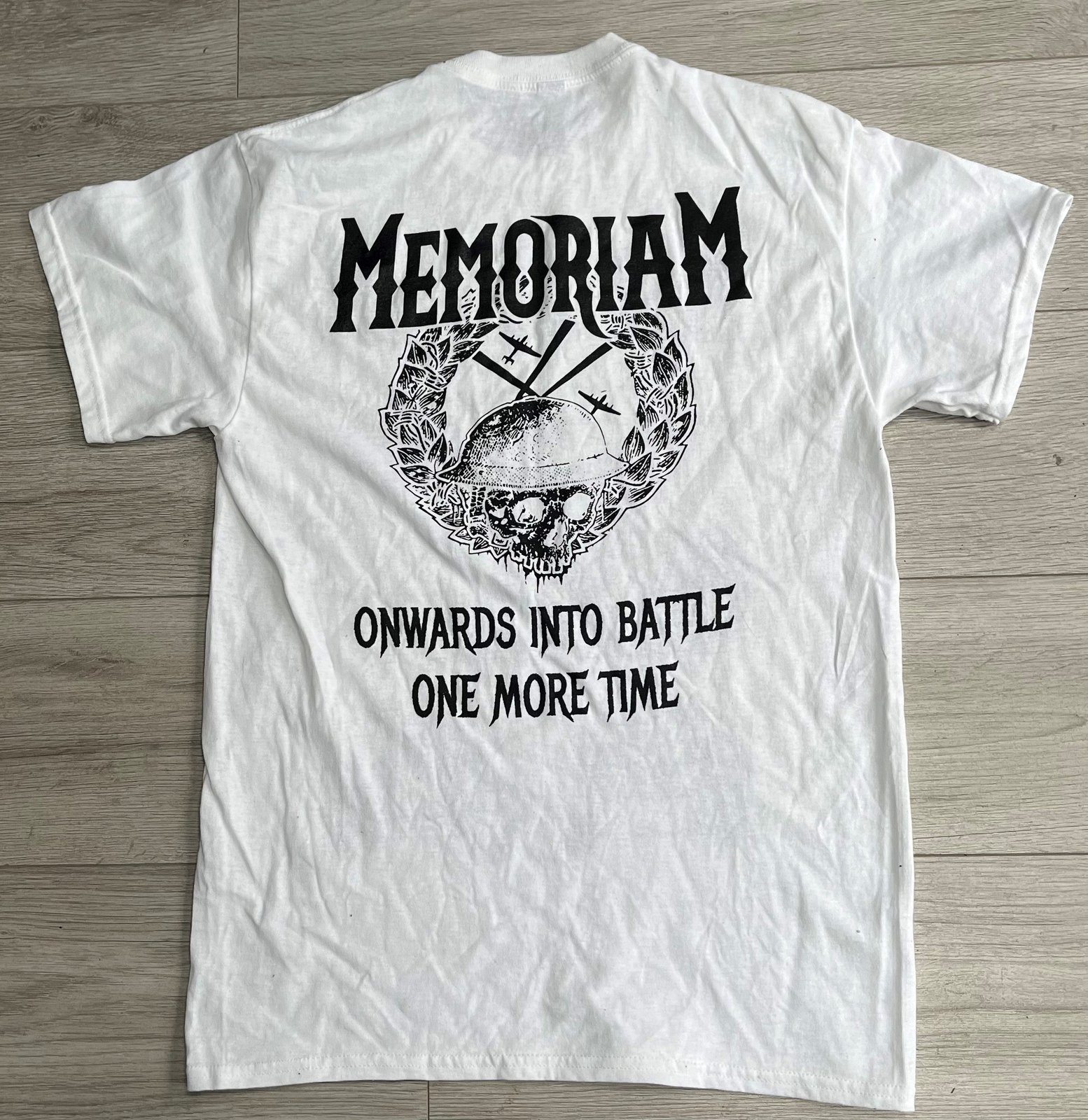 Memoriam - T-Shirt - Challenger Tank Design - White