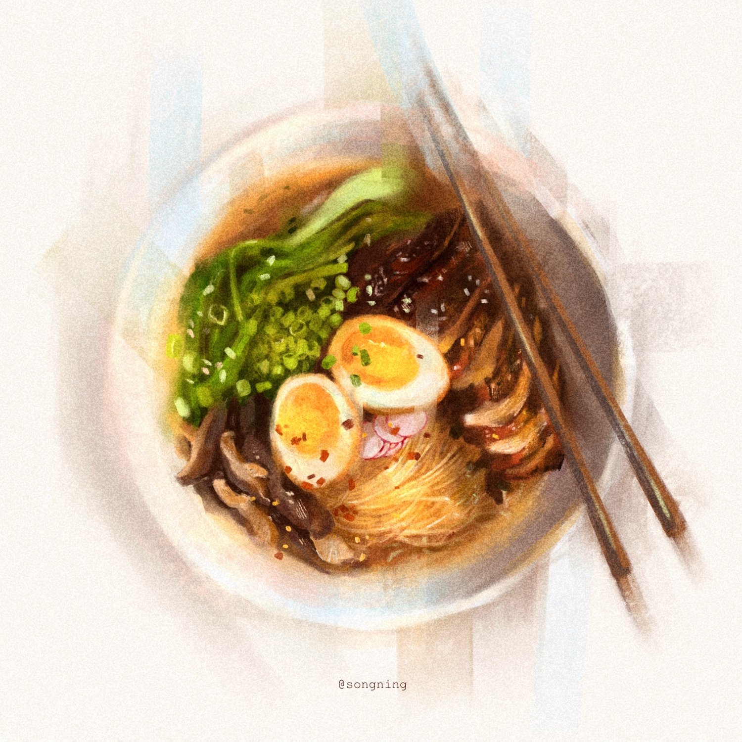 Ramen postcard