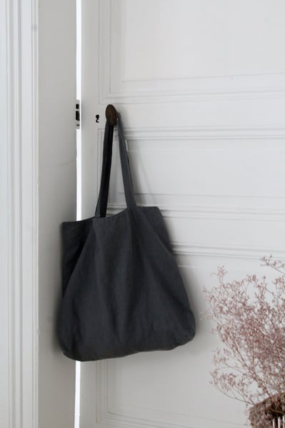 Image of Sac cabas en lin (SCABASGRISF1)