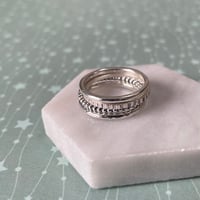 Image 4 of Sterling Silver Stacking Rings 