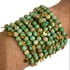 Ltd Ed - Maya Turquoise Bead Bracelet with Gold Discs Image 2