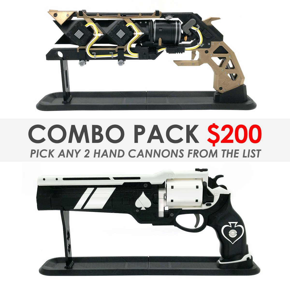 Image of COMBO Pack - Pick Any 2 Exotic or Legendary Hand Cannons 
