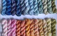 embroidery threads - bluefaced leicester and silk (shipped from EU)