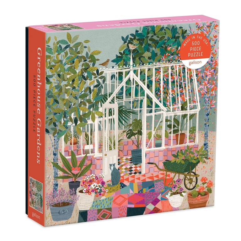 PUZZLE 500 PIÈCES - GREENHOUSE GARDENS, GALISON