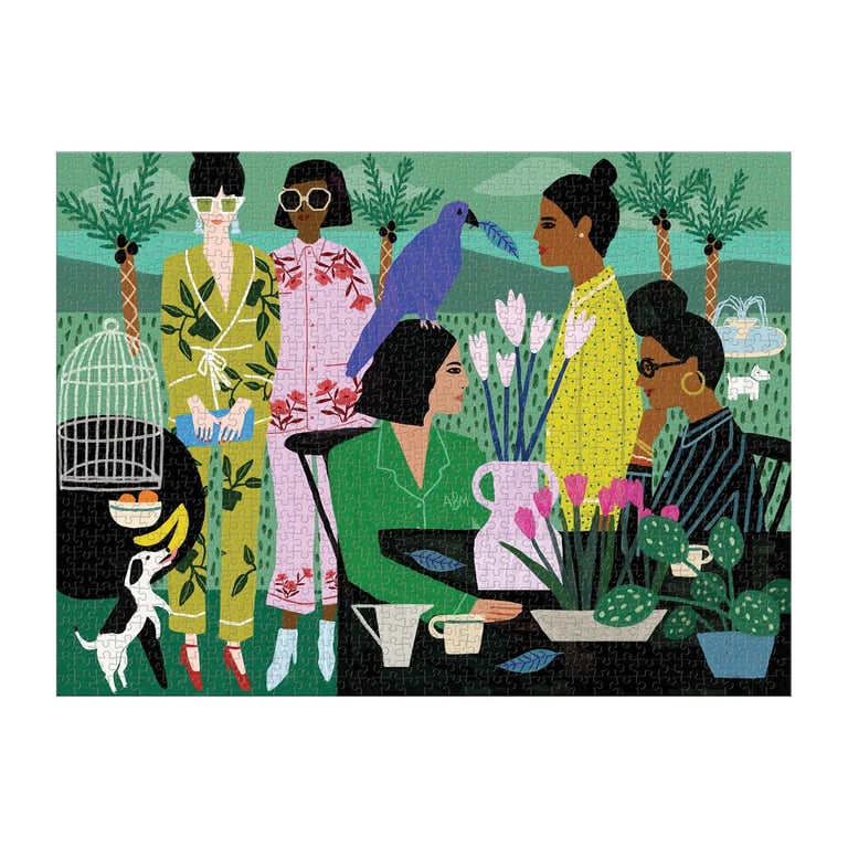 PUZZLE 1000 PIÈCES - PAJAMA MAMAS, GALISON Image 2