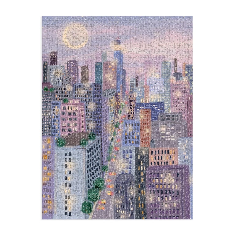 PUZZLE 1000 PIÈCES - CITY LIGHTS, GALISON Image 2