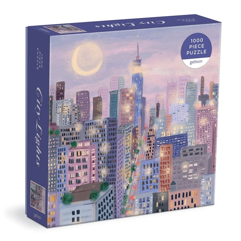 PUZZLE 1000 PIÈCES - CITY LIGHTS, GALISON