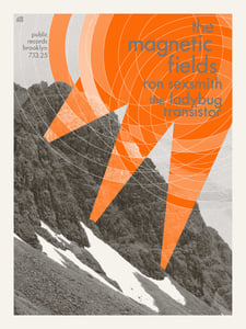 Image of The Magnetic Fields NYC 2025 poster