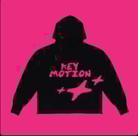 Star Key motion hoodie pink and black 
