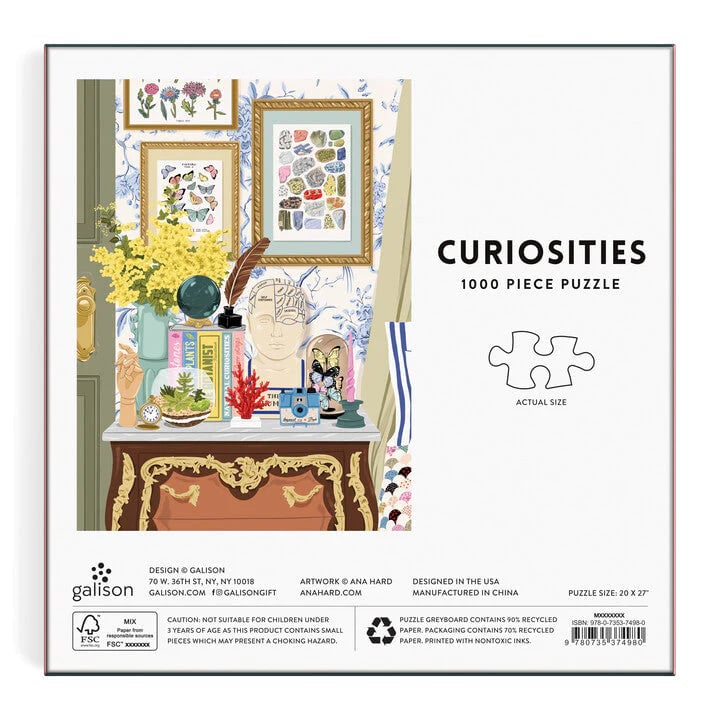 PUZZLE 1000 PIÈCES - CURIOSITIES, GALISON Image 3