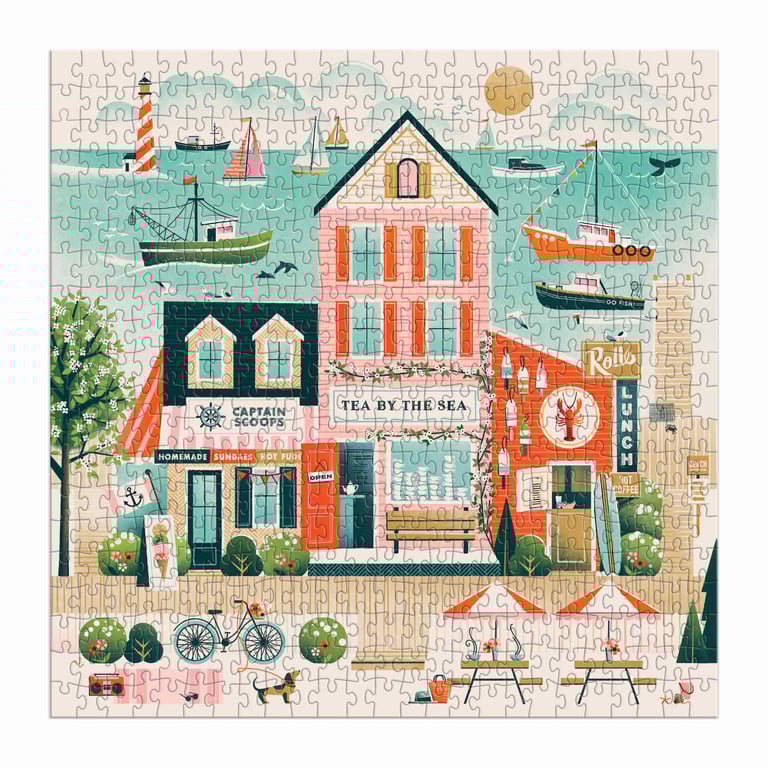 PUZZLE 500 PIÈCES - BESIDE THE SEA, GALISON Image 2