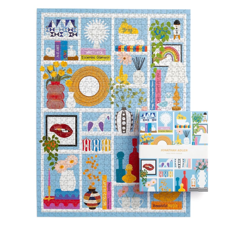 PUZZLE 1000 PIÈCES - JONATHAN ADLER - SHELFIE, GALISON Image 4