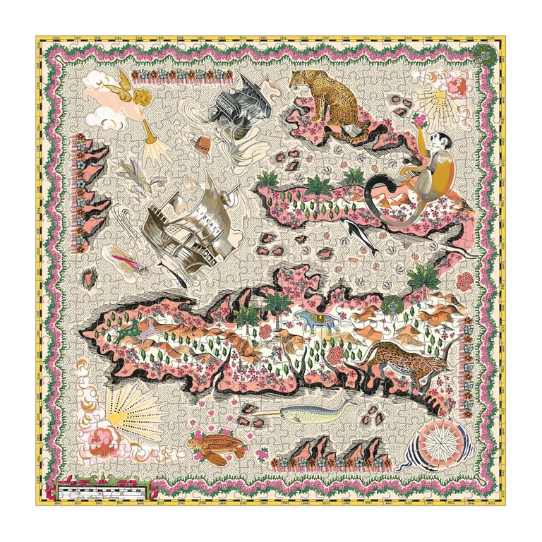 PUZZLE DOUBLE FACE 500 PIÈCES - LIBERTY LONDON - MAXINE, GALISON Image 3