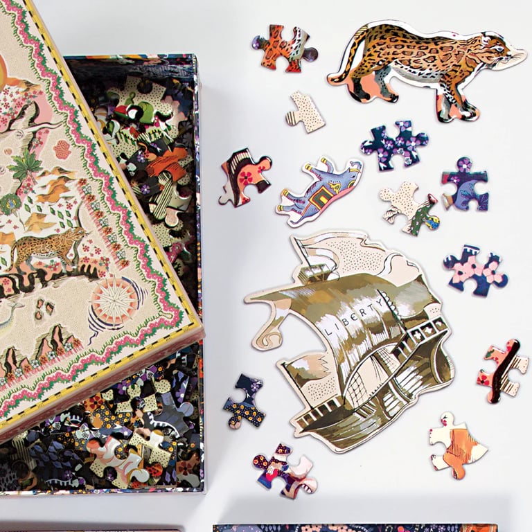 PUZZLE DOUBLE FACE 500 PIÈCES - LIBERTY LONDON - MAXINE, GALISON Image 2