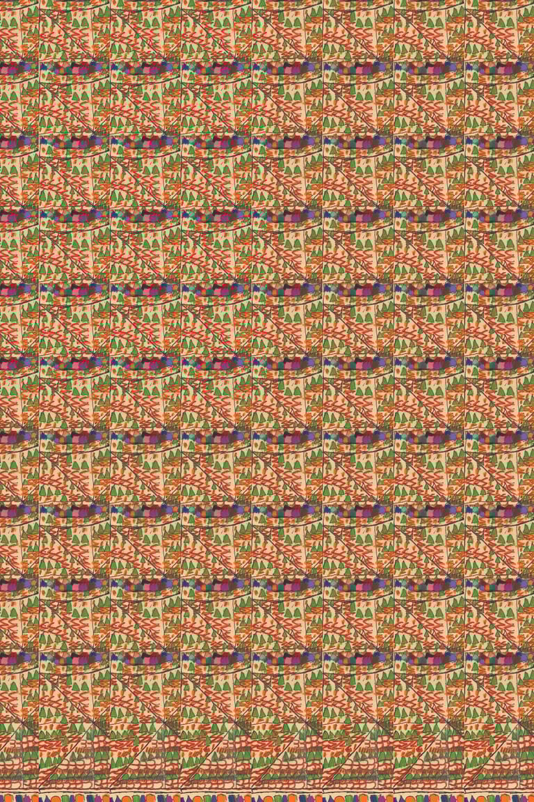 Image of SPRING gift wrap and occasion note card bundle