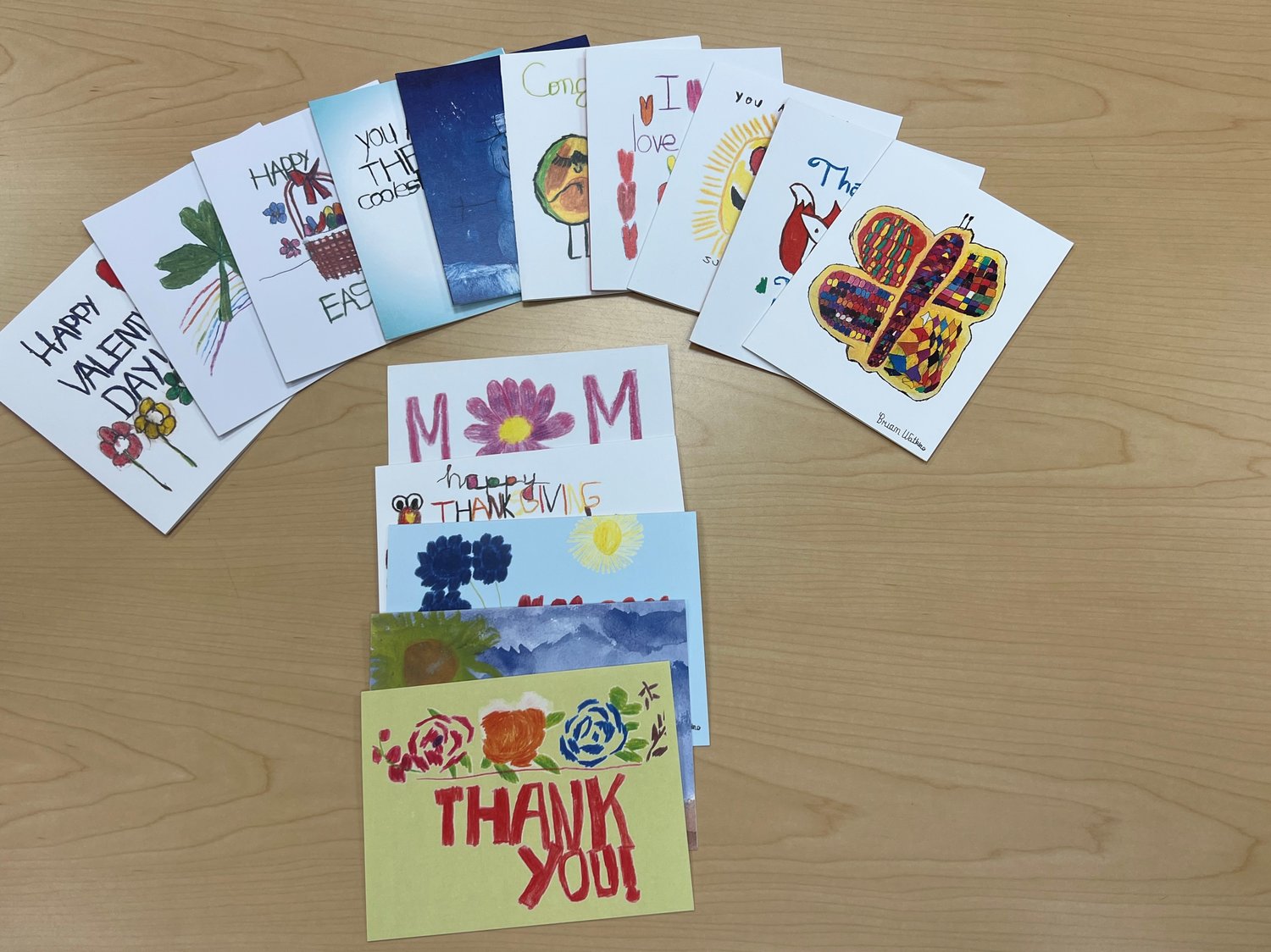 Image of SPRING gift wrap and occasion note card bundle