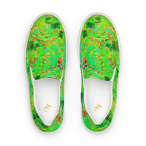 Image of "Moss" Women’s slip-on canvas shoes 