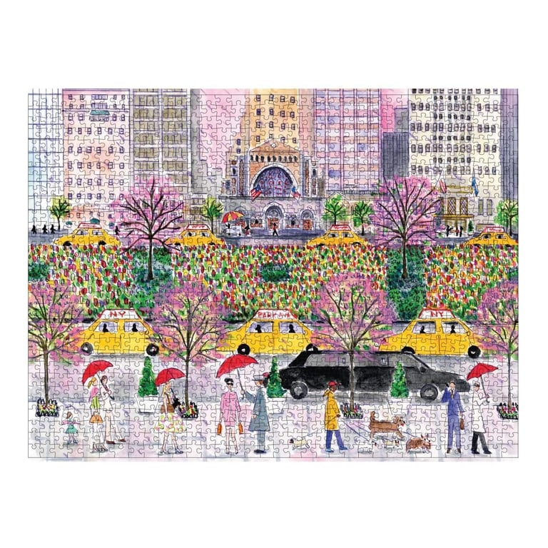 PUZZLE 1000 PIÈCES - SPRING ON PARK AVENUE - MICHAEL STORRINGS, GALISON Image 2