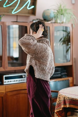 Image of Ahmic Merino Cardigan (limited in Whole Grain + more colours)