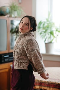 Image 1 of Ahmic Merino Cardigan (limited in Whole Grain + more colours)