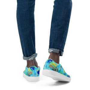 Image of "Prism" Men’s slip-on canvas shoes