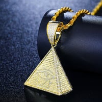 Image 1 of Egyptian Pyramid Eye Of Horus Pendant