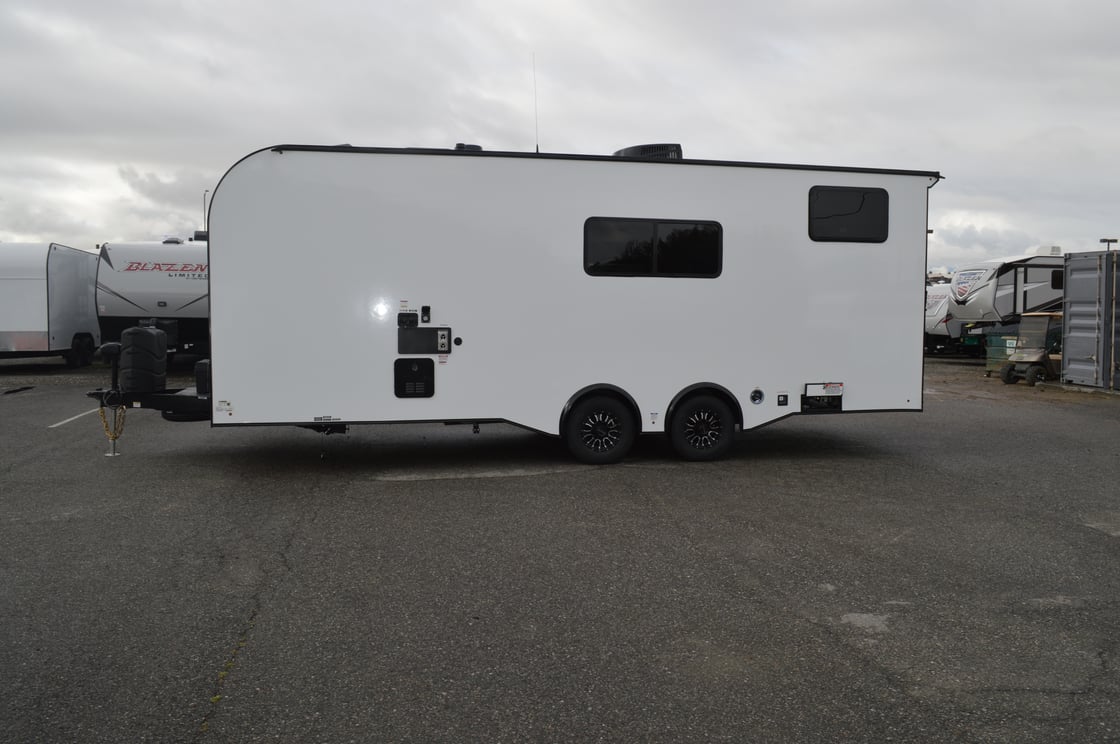 Image of 2024 King Race Trailer 24FK White with White Trim Interior