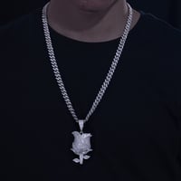 Image 2 of Rose Moissanite Pendant
