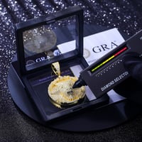 Image 2 of Moissanite Diamond Goat Pendant