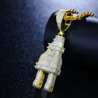 Image 1 of Plug Moissanite Pendant