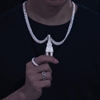 Image 2 of Plug Moissanite Pendant