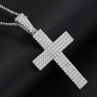 Image 1 of Moissanite Diamond Cross