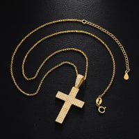 Image 2 of Moissanite Diamond Cross