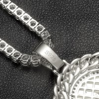 Image 2 of Allah Moissanite Pendant