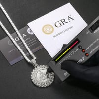 Image 3 of Allah Moissanite Pendant