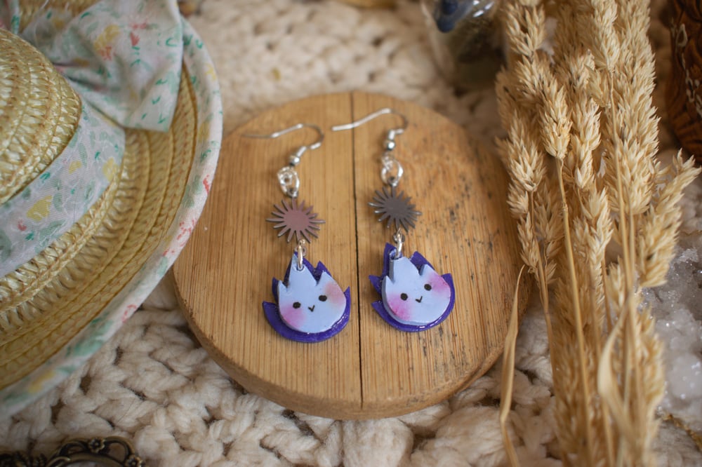 Image of Cold Fire Demon Earrings