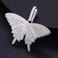 Image 1 of Butterfly Moissanite Pendant