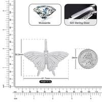 Image 5 of Butterfly Moissanite Pendant