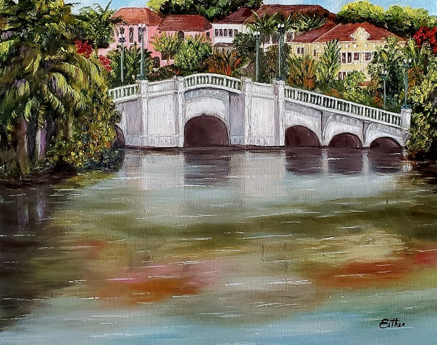 Image of Snell Isle Bridge by Esther Scott