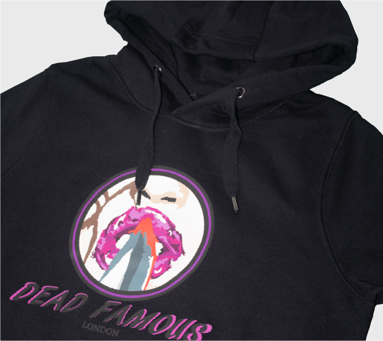 Image of DeadFamous London® Black  Hood