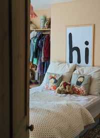 Image 2 of Hi Poster - White