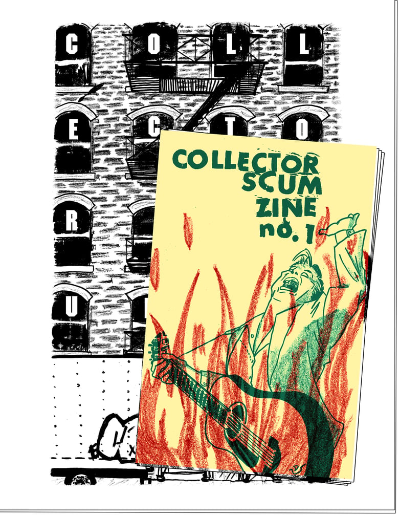 Image of Collector Scum Zine 1 and bonus comic